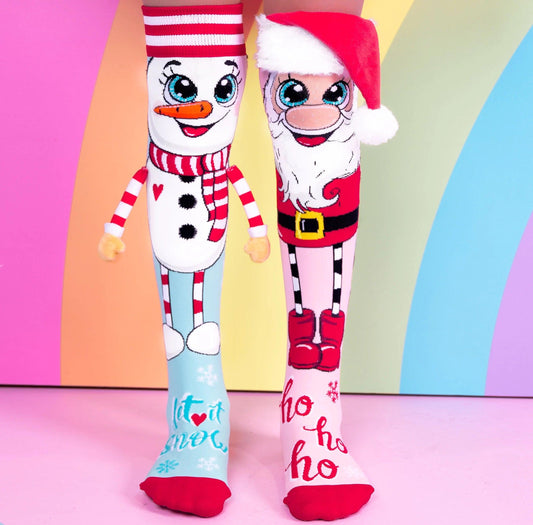 MADMIA CHRISTMAS SOCKS SANTA & SNOWMAN - Image #1