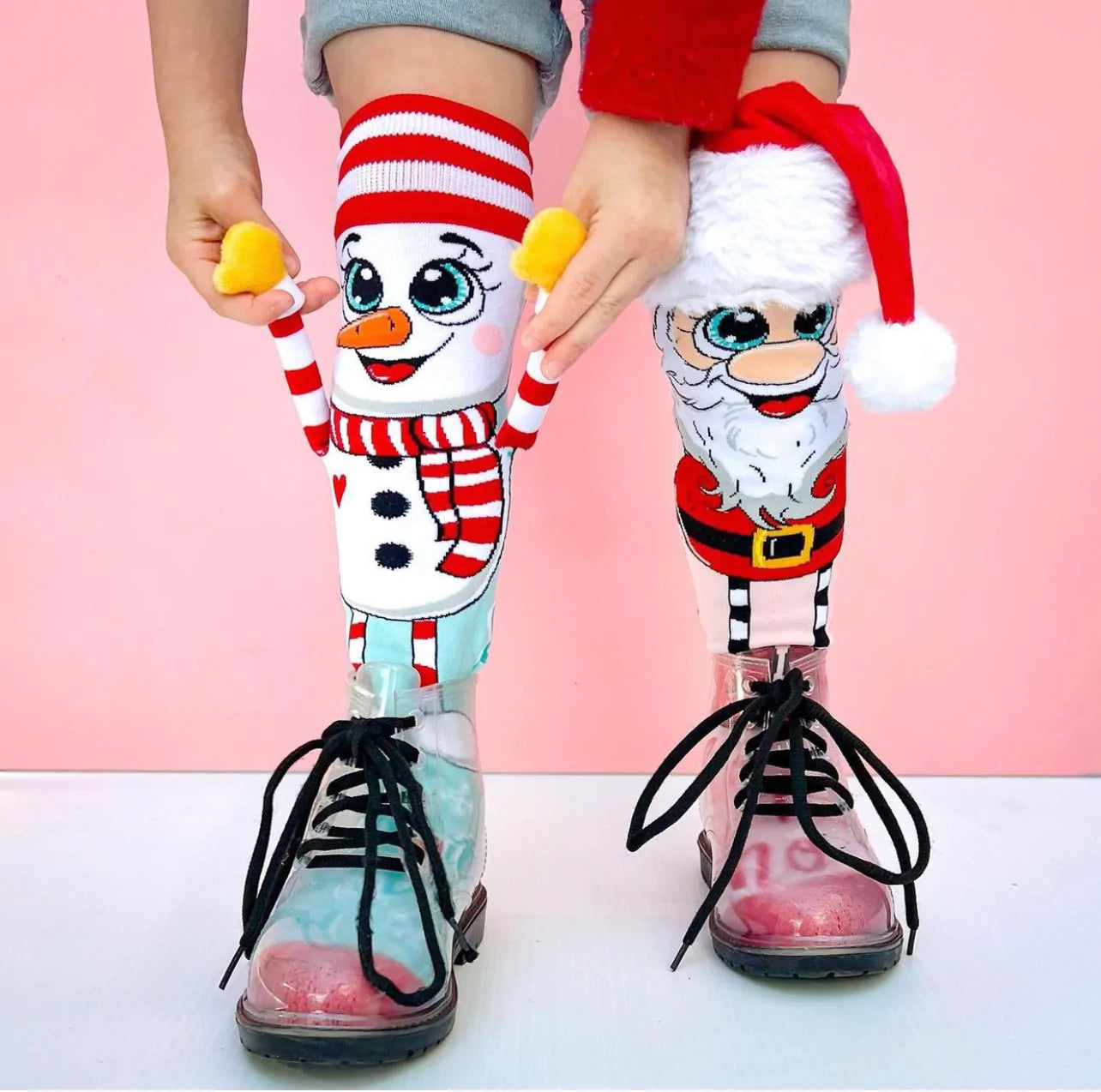 MADMIA CHRISTMAS SOCKS SANTA & SNOWMAN - Image #4